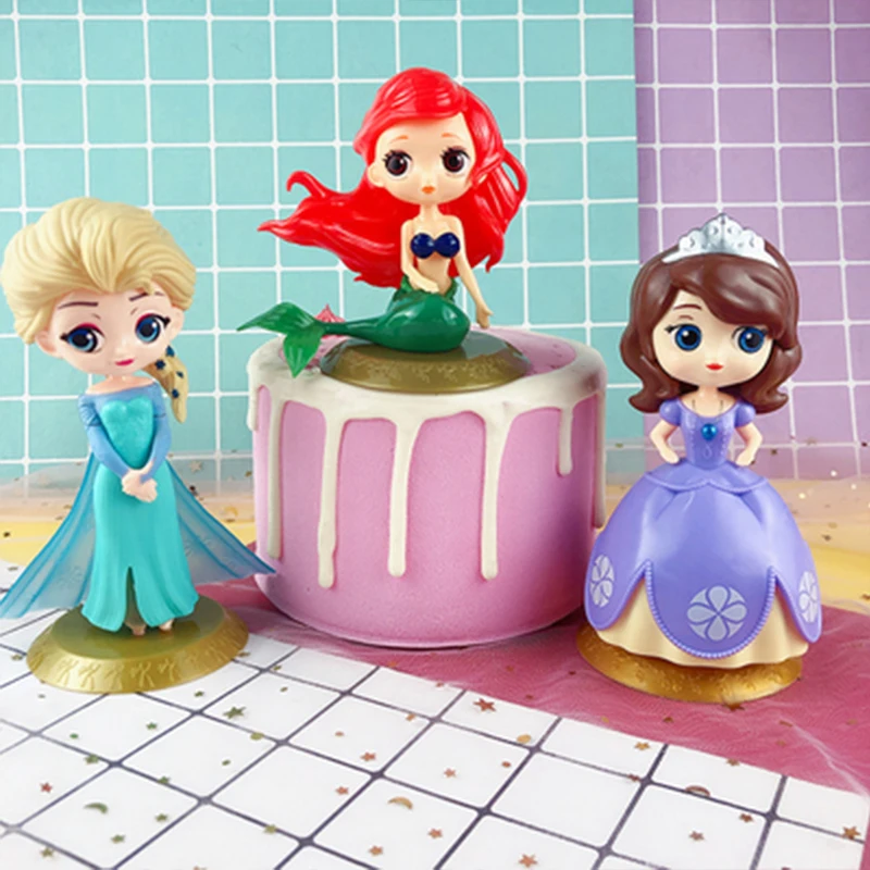 Disney платье принцессы Холодное сердце торт для капкейка-торт украшения торта