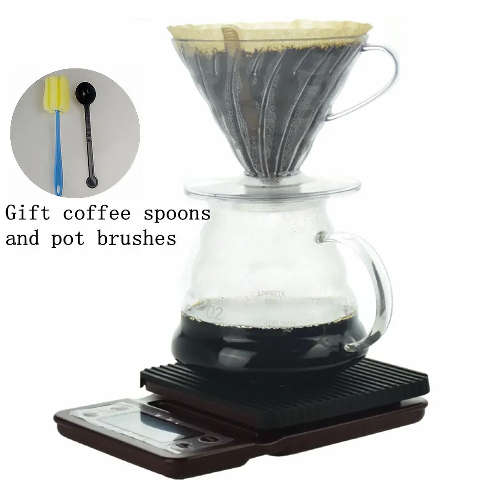 Набор для кофейного сервера V60 электронные бытовые весы с таймером и держателем