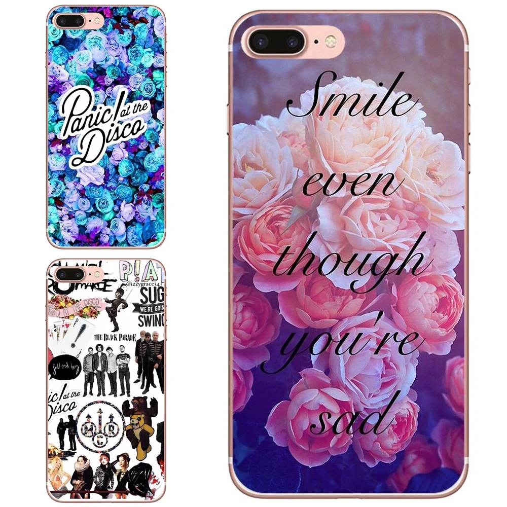 

For iPhone 10 11 12 13 Mini Pro 4S 5S SE 5C 6 6S 7 8 X XR XS Plus Max 2020 Phone Case Panic! At The Disco American rock band