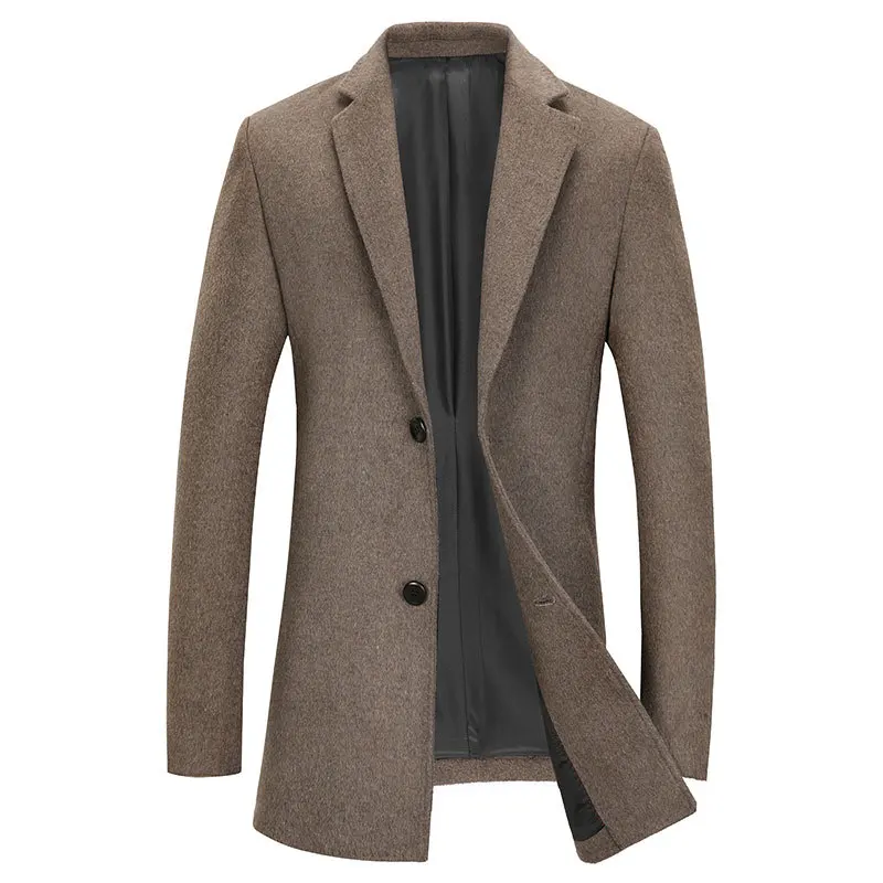 

2020 New Medium Long Trench Coat Men High Quality Casaco Masculino Inverno