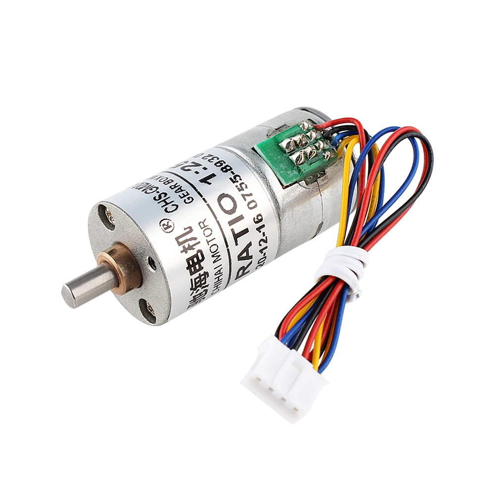 

Chihai Motor CHS-GM20BY 20 мм миниатюрный шаговый двигатель с редуктором, соотношение 250/312/488, шаговый двигатель для камеры