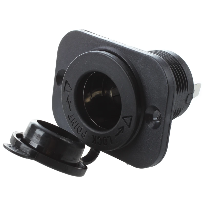 

AU04 -2 x Розетка питания 12 В, встраиваемая вилка прикуривателя для автомобиля, мотоцикла, лодки