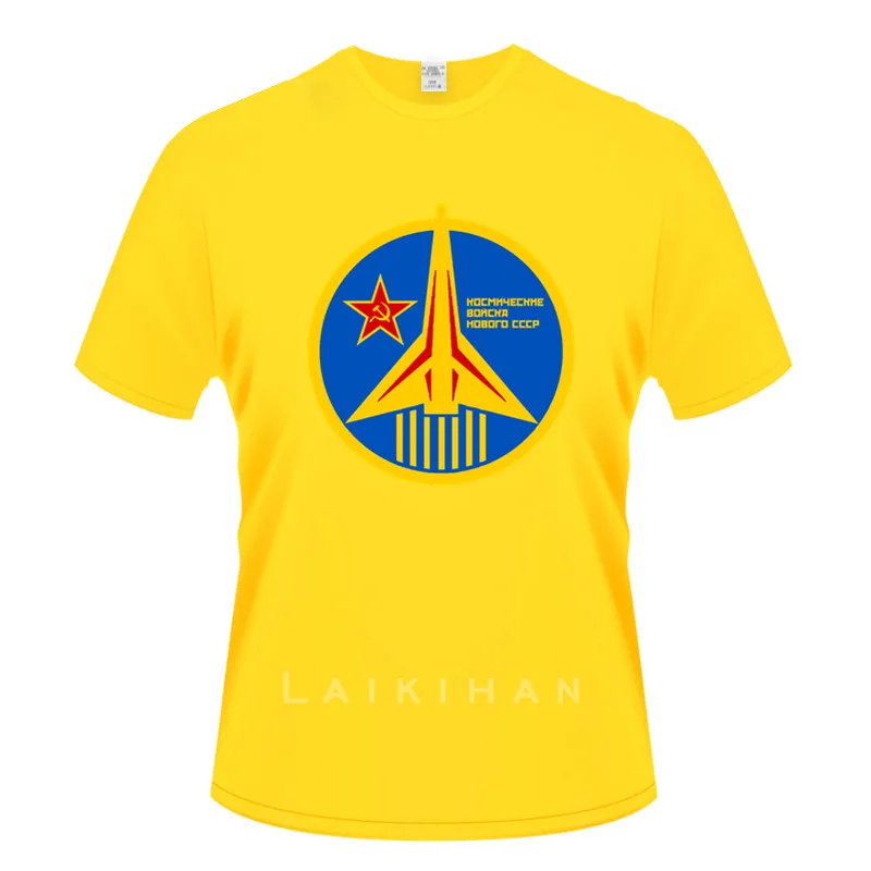 

Emblem of the New USSR's Space Forces T-SHIRT Cool Casual pride t shirt men Unisex New Fashion tshirt