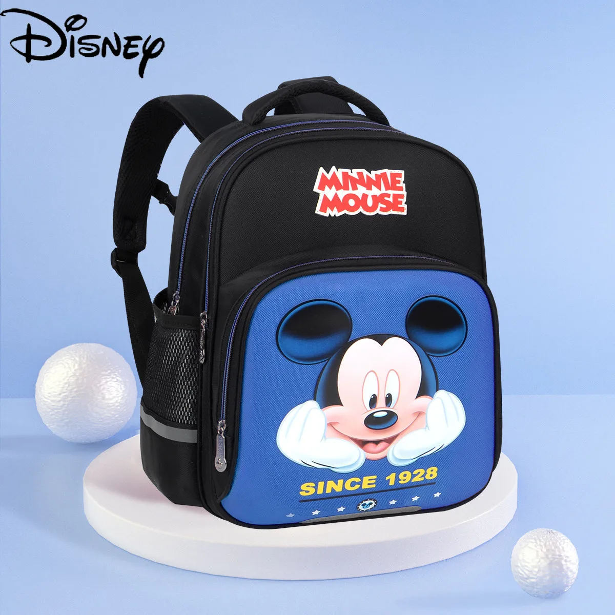 

Disney Mickey Mouse Children's Schoolbag Fashion Cartoon Image Primary School Backpack Lightening Schoolbag