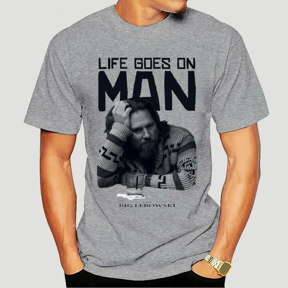 Официальный лицензированный товар Мужская футболка Lebowski Life (белая)-2110A | одежда