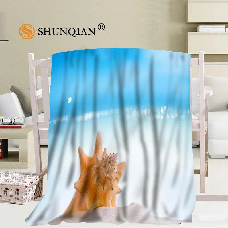 Miglior Nuovo Arriva Personalizzato Conchiglie Da Spiaggia Coperte Da Viaggio Divano Falafel Coperte Morbido Soffice Caldo 56x80 Pollici 50X60inch 40X5 0 Pollici Miglior Regalo