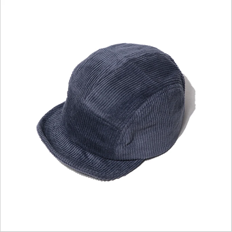 Бейсболка WZCX однотонная с короткими полями Мужская мягкая Регулируемая