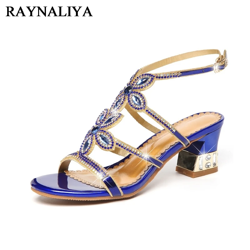 

2018 Summer Women High Heels Rhinestone Sandals Female Gladiator Crystal Suede Shoes Lady Sexy Pumps Shoes XMX-A0027