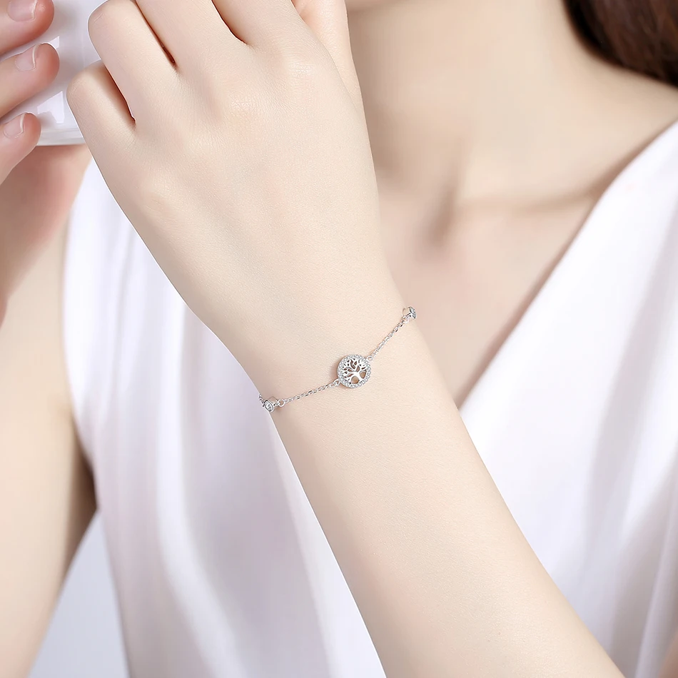 Осенняя новинка подлинный 100% Стерлинговое Серебро 925 пробы подвеска &quotДрево