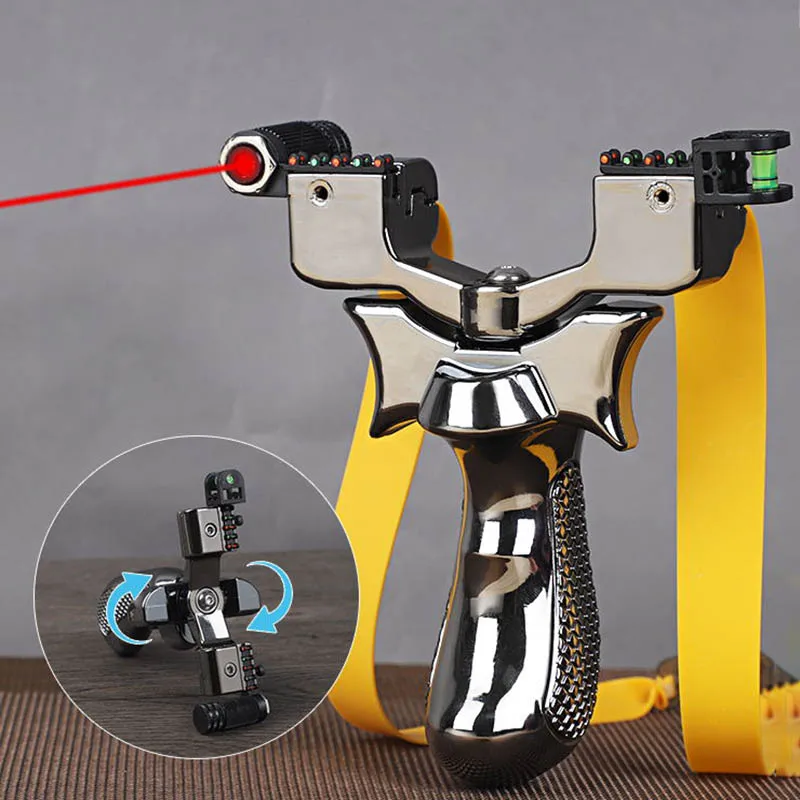 High Precision Resin Slingshot Catapult Head Can Rotating Infrared Horizontal Aiming Outdoor Sports Sling shot | Спорт и развлечения