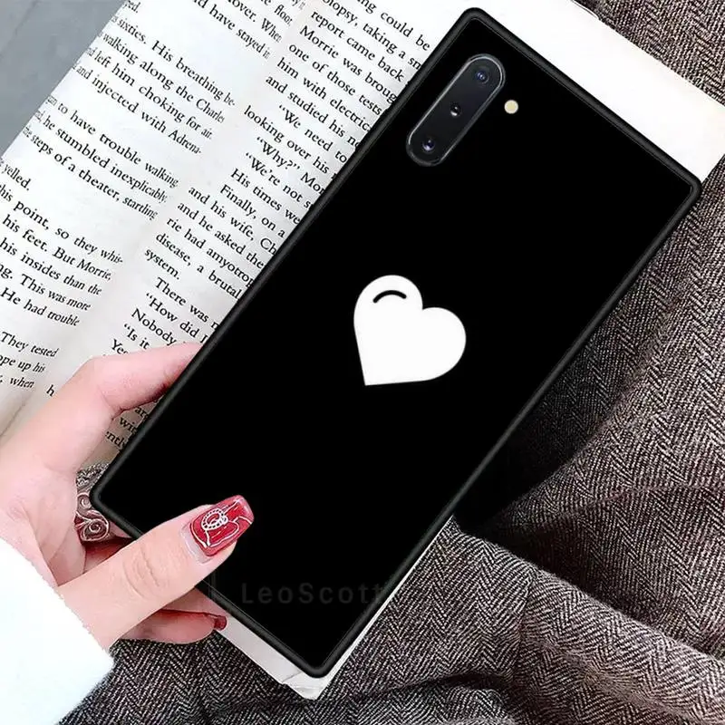 

Heart love simple Phone Cases For Samsung Galaxy S8 S9 S10 Plus S10E Note 3 4 5 6 7 8 9 10 Pro Lite cover