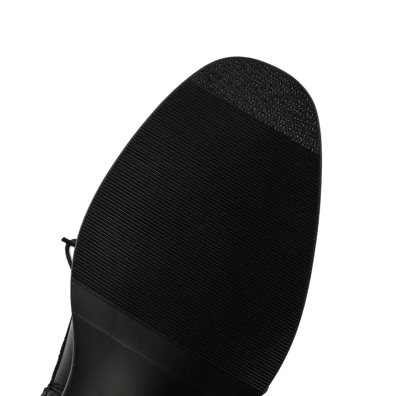 

Women Shoes Boots Ankle 2021 Autumn British Wind Genuine Leather Thick with Fur Ladies Short Boots Motorcycle Martin