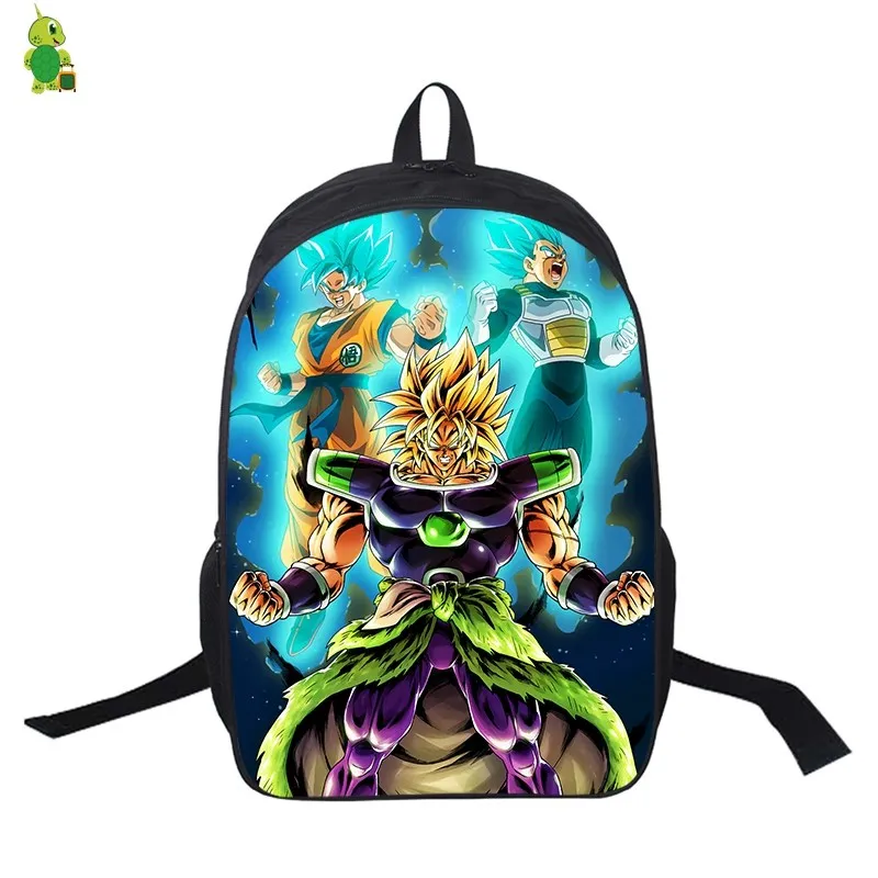 4 Dragon Ball Супер Broly рюкзак с Гоку мультфильм школьные сумки для подростков девочек мальчиков ноутбук рюкзак для женщин мужчин Дорожная сумка на плечо - Цвет: 4