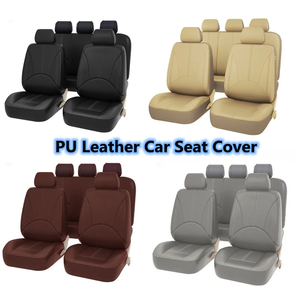 

5 Seats PU Leather Car Seat Covers For For MINI ONE COOPER Paceman Clubman Countryman Automobile Seat Cushion Protection Cover