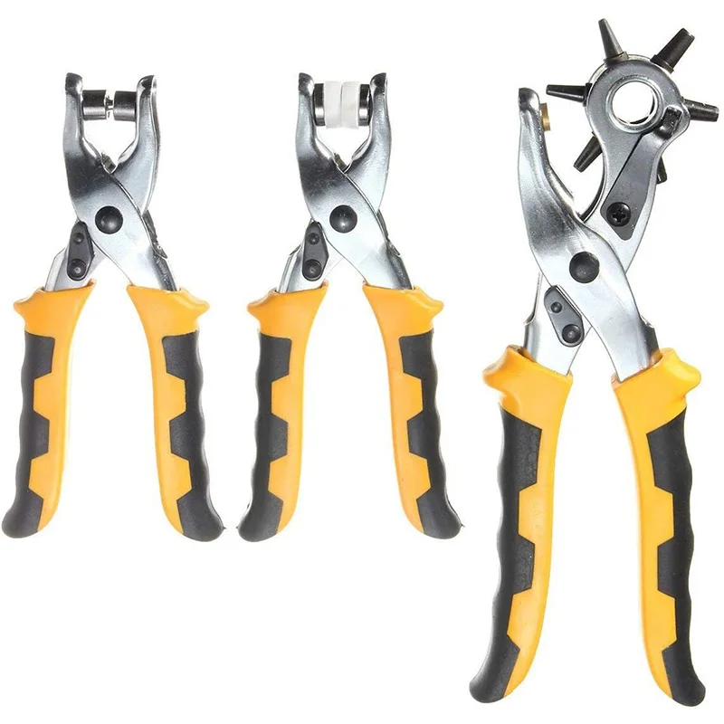 Вращающиеся плоскогубцы для перфорации кожаного ремня установки ручного