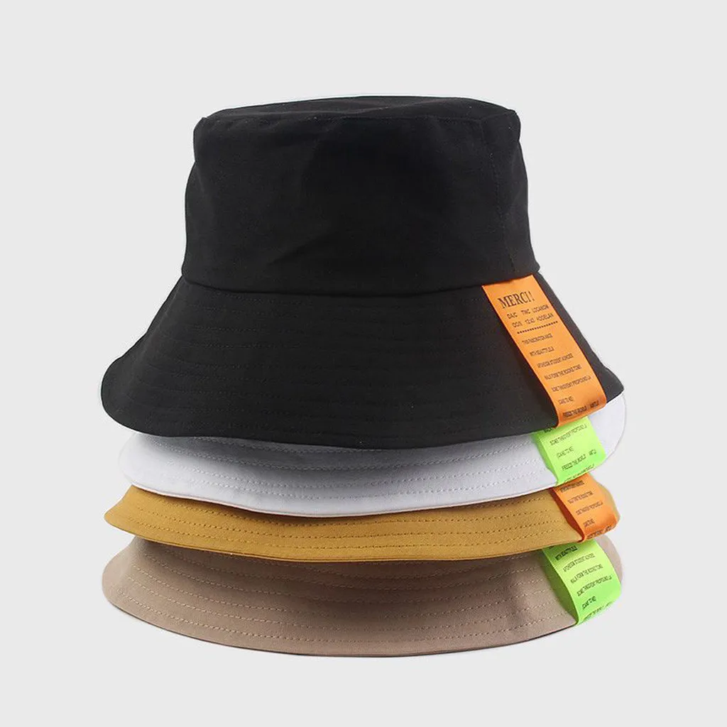 

Fashion Men And Women Letter Foldable Fisherman Hat Bucket Cap Sun Hat Streetwear New Casual Caps Sombrero