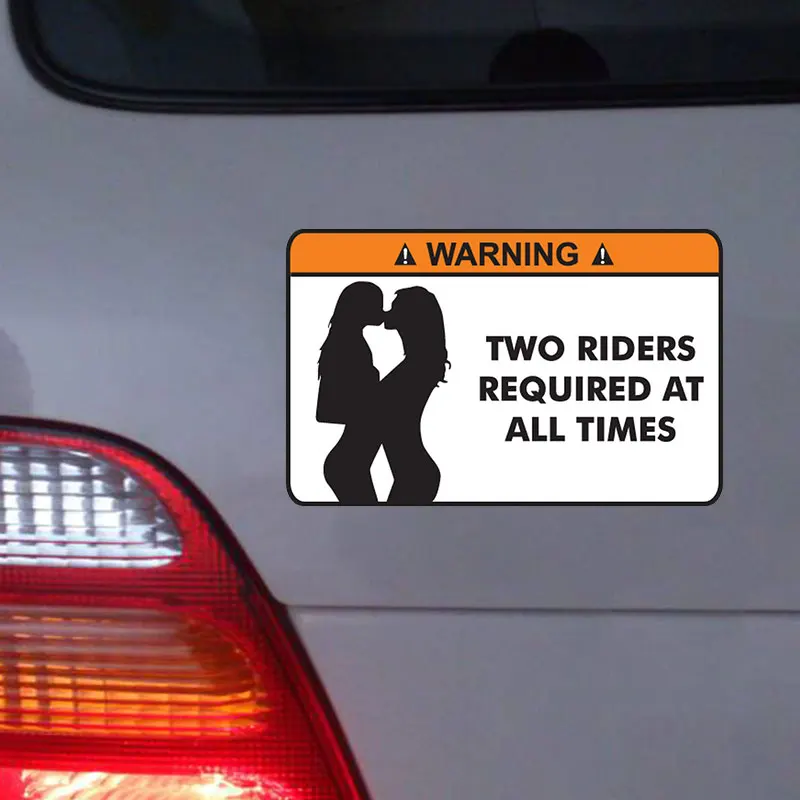 Красивая Автомобильная наклейка для девочек предупреждающий знак ПВХ