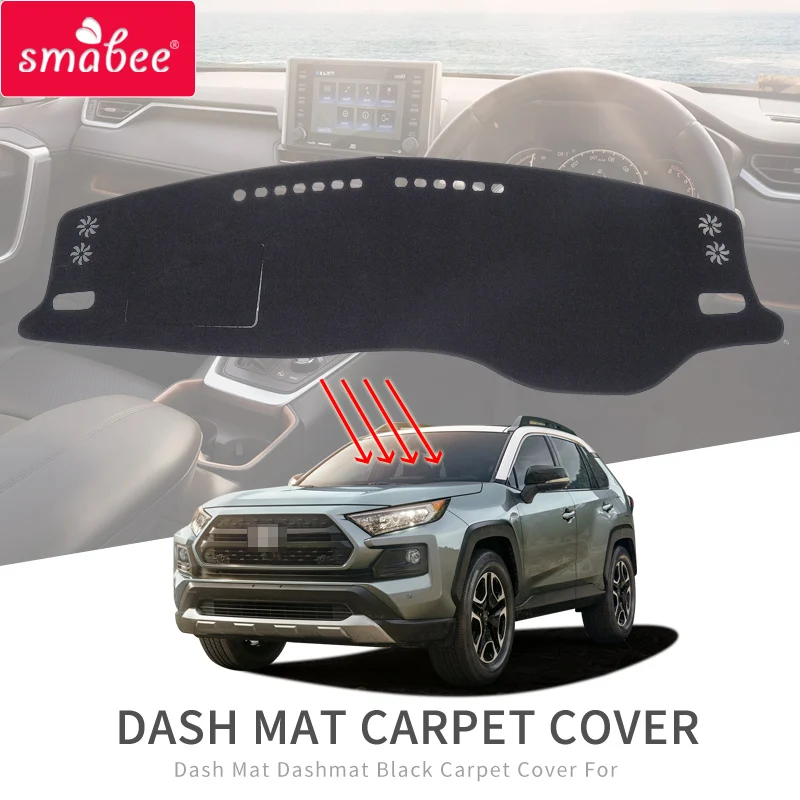 Коврик Smabee для приборной панели Toyota RAV4 2019 2020 XA50 RAV 4 нескользящий коврик защитный
