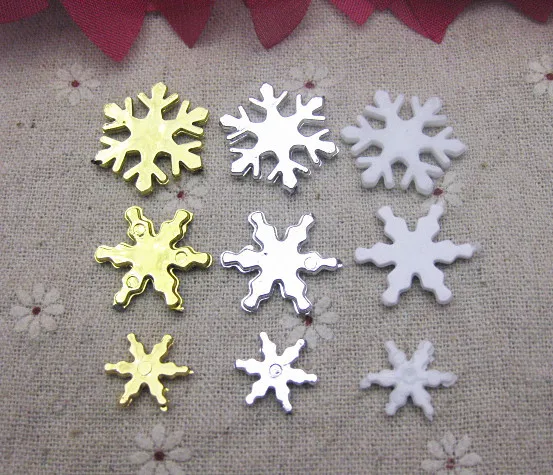 2-20 шт./лот различные белые пластиковые снежинки Рождественские Подвески