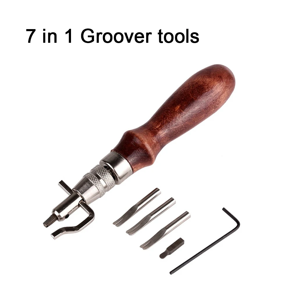 Набор инструментов для кожевенного ремесла ручка шитья Кожевенная игла Cobbler