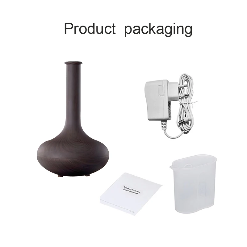 

KBAYBO 160ML Wood grain air purifier humidifier electric ultrasonic aromatherapy essential oil cold mist sprayer home office