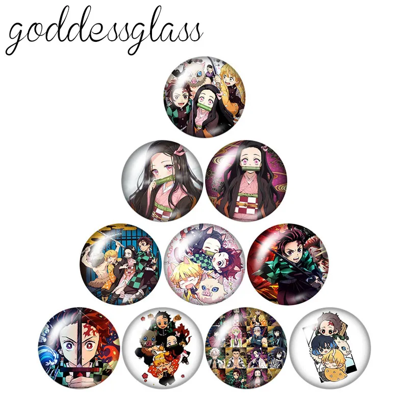 Круглые стеклянные кабошоны с плоской задней стороной, 10 шт., 12/18/20/25 мм