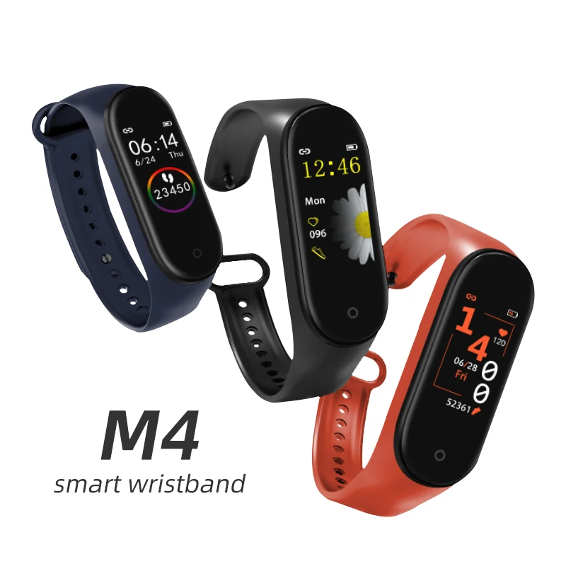 

M4 smart bracelet men and women heart rate blood pressure sleep monitoring IP67 waterproof fashion casual simple smart watch