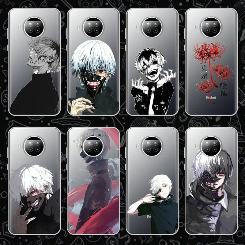 

Tokyo Ghoul Phone Case Transparent for Xiaomi mi Redmi note 10 t 8 9 pro lite 11 Samsung S 8 9 10 20