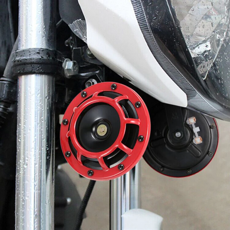 2 предмета в комплекте красный/черный автомобильный гудок супер громкий