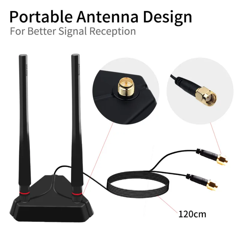 Wi-Fi адаптер Wifi6 3000 Мбит/с Беспроводной 2 4G/5 ГГц 802.11ac/ax Bluetooth 5 1 AX200NGW карта для ПК и