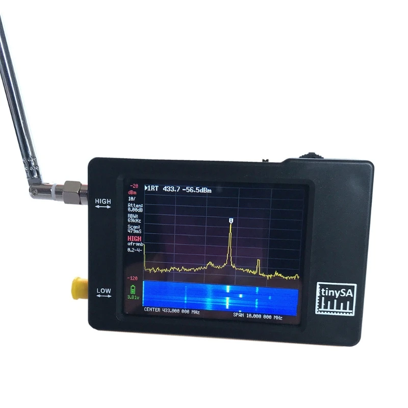 

Tiny SA Handheld Spectrum Analyzer 2.8 Inch Touching Screen Spectrum Analyzers 7XEA