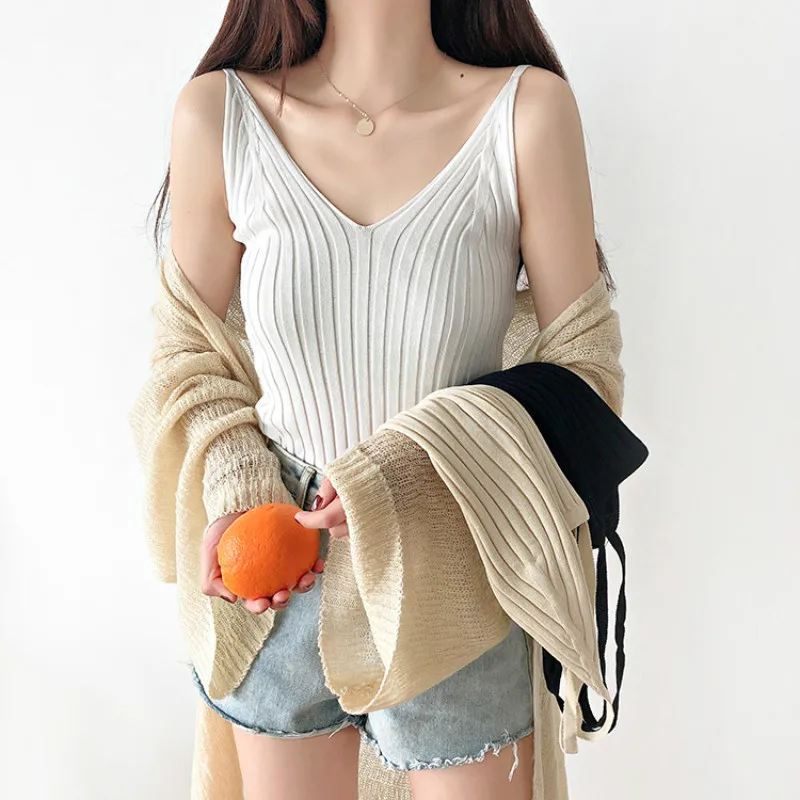 2019 новая сексуальная летняя Трикотажная майка женская блуза модный топ с