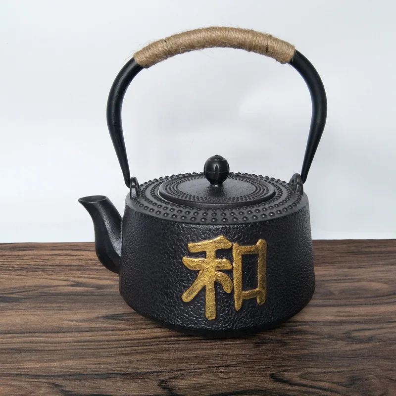 Японская Чайная посуда 1200 мл железный заварочный чайник под старину из