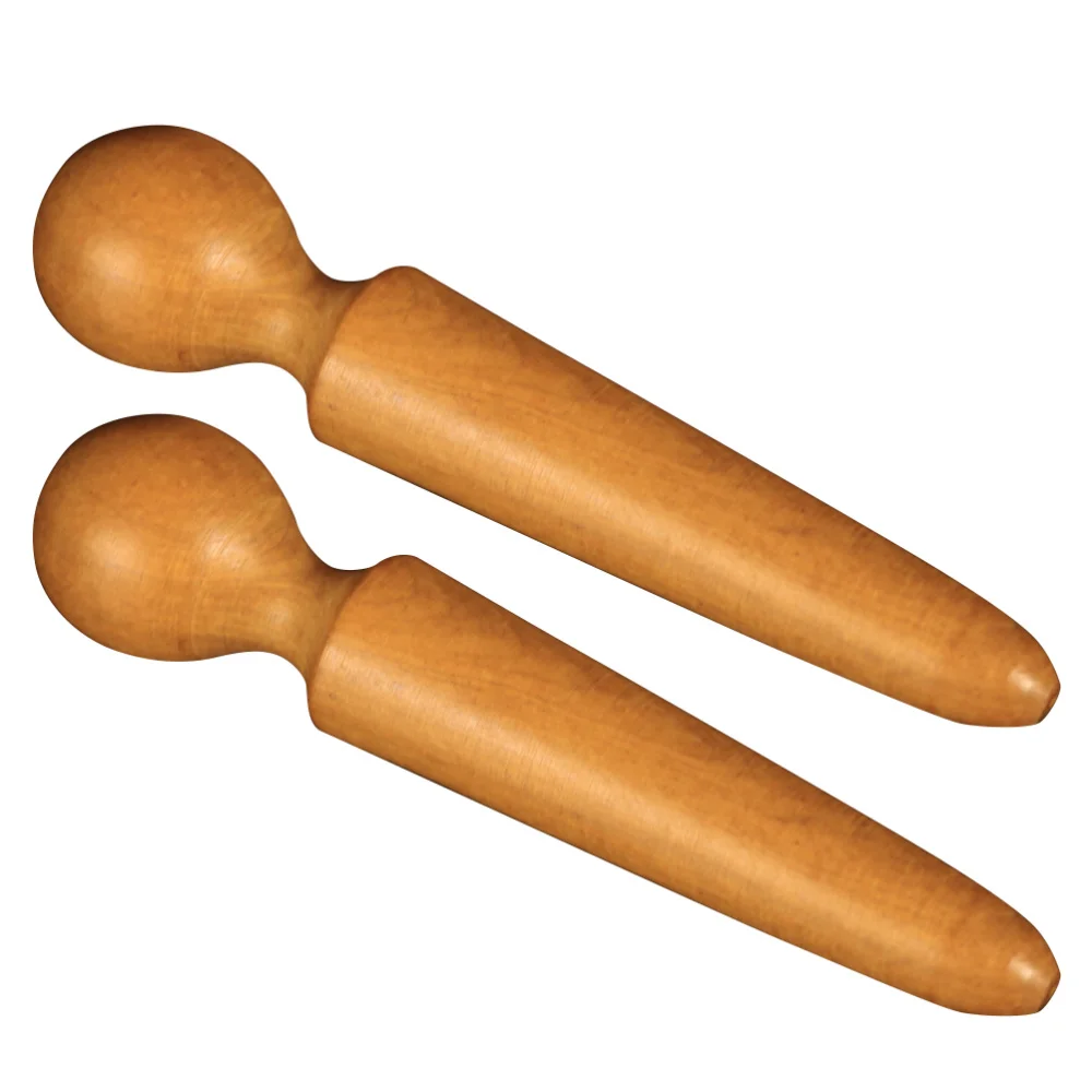 

2pcs Wooden Rod Massaging Stick Scraping Tools for Relieving Tight Sore Muscle Tendons