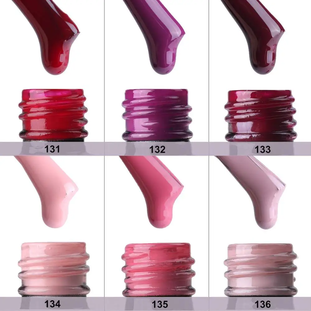 Комплект гель лаков для ногтей Makartt красный комплект 10 мл 6 шт. идеальная богиня