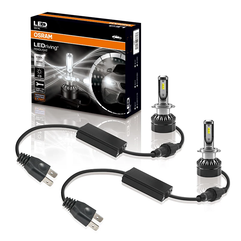 Светодиодные фары OSRAM H7 автомобильные H11 H1 H4 светодиодные лампы HB4 HB3 9005 9006 led 12 В 19