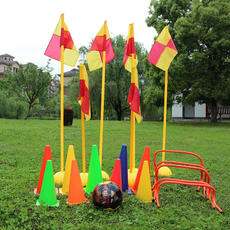 

4pcs 38cm Soccer Football Basketball Training Anti-wind Road Sign Cone Durable Barrier Marker Bucket Sports Accessories