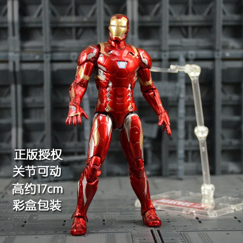 Iron Man Marvel 18 см Железный Человек-паук, Железный человек, Тор, фигурка, Капитан Америка, зимний солдат, человек-муравей, сокол, война бесконечности, фигурка, модель игрушки - Цвет: Iron Man Marvel