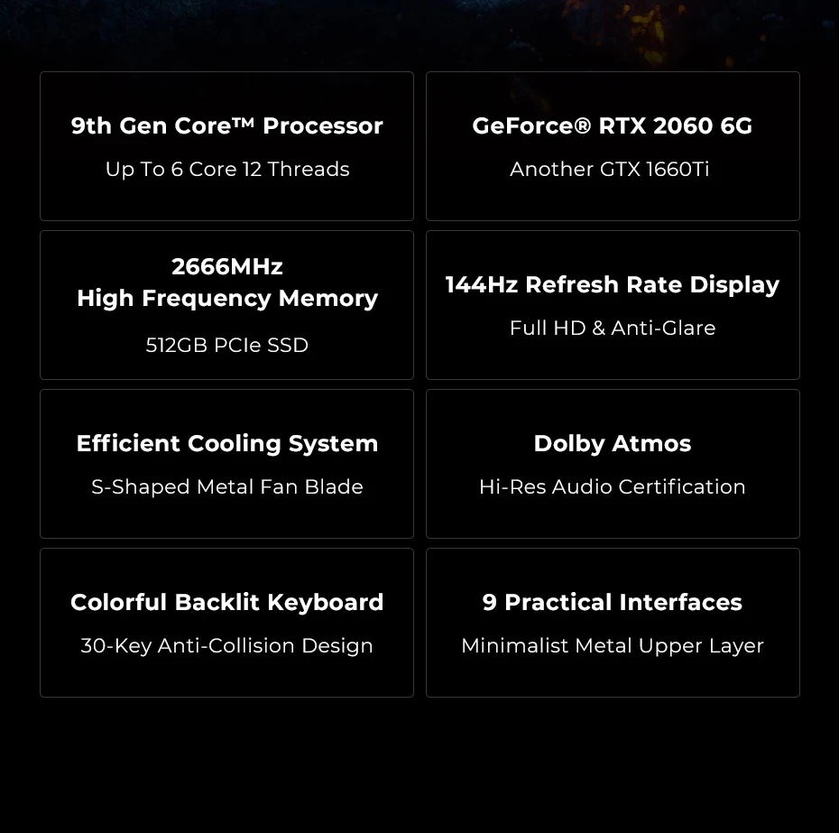 Xiaomi Mi игровой ноутбук с диагональю 15,6 дюймов, обновленный i5 8G/i7 16G DDR4 144Hz GTX1660Ti/RTX2060 NVIDIA 6GB DDR6 e-спортивный компьютер