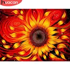 HUACAN 5d алмазное Рисование Подсолнечник мозаика Стразы фотографии DIY Алмазная вышивка цветок Декор для дома набор для рукоделия
