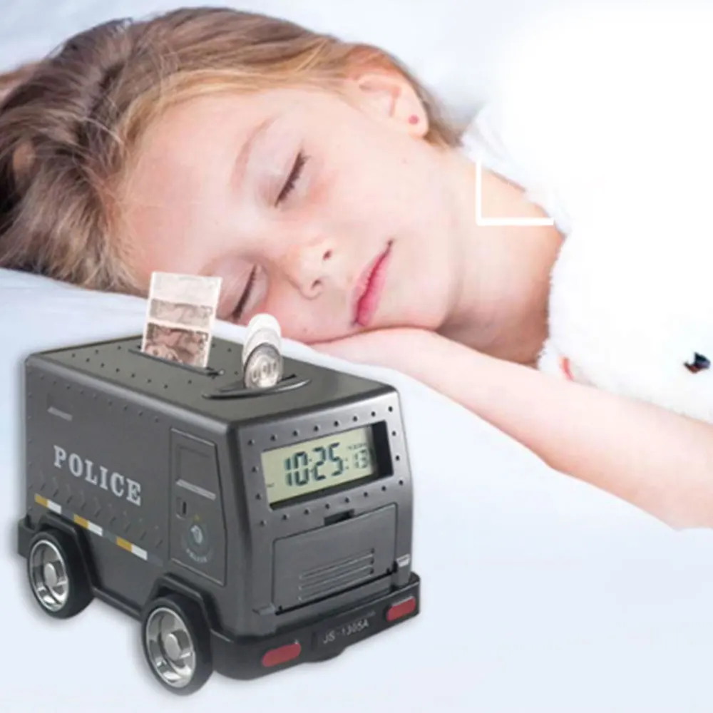 Автомобильная копилка цифровая детская игрушка коробка для денег сберегающий