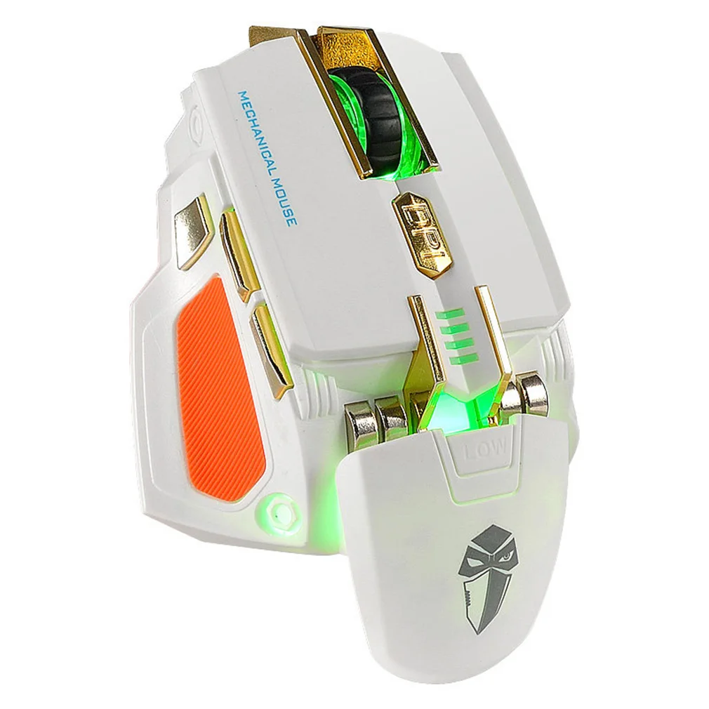 Профессиональная игровая мышь 2500DPI регулируемая Проводная запись 2 цвета