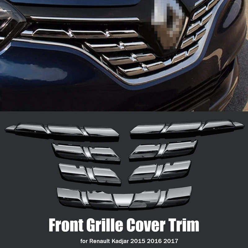 Передняя крышка решетки радиатора автомобиля хромированная Защитная Наклейка Abs