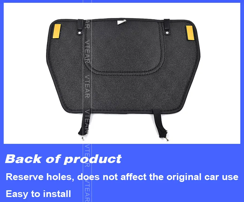 For VW Tiguan MK2 accessories Car seat back Anti kick mat Interior protection Clean Mat Car Anti-dirty Pad Auto products