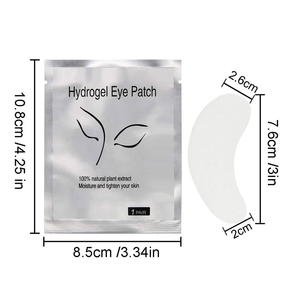 50pairs/pack Paper Patches for Eyelashes Under Eye Pads Patch And Eyelash Extension Neck Pillow Memory Foam Lash | Красота и здоровье
