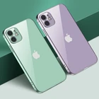 Чехол из жидкого стекла для iPhone 12 11 Pro XS Max X XR 6 6s 7 8 Plus SE2 2020