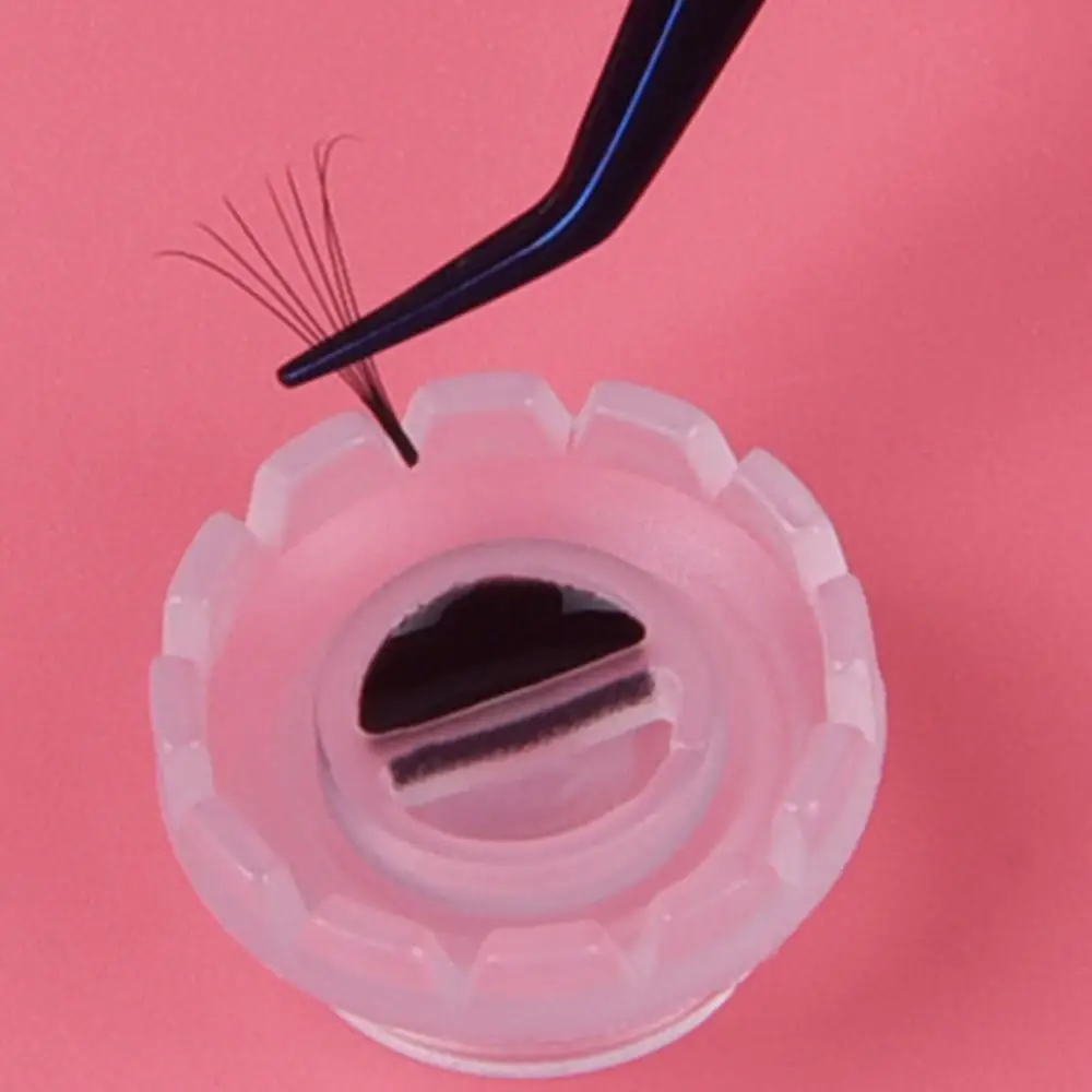 100 шт./компл. наращивание ресниц цветущие чашки для наращивания клеевые