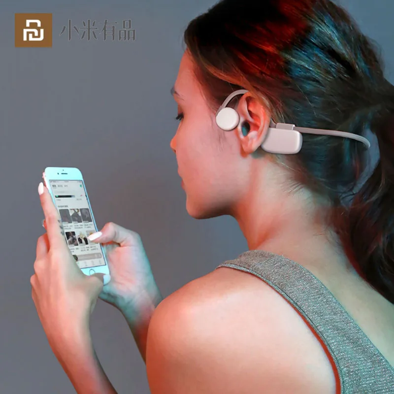 

YouPin Bone Conduction Sport Gamer Bluetooth Headset BH818 26G Lightweight Body Magnetic Charging IPX6 Waterproof 360 ° Bending