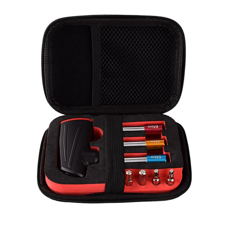 

2021 New 1/4-inch Drive Click Torque Wrench Set Chromium Vanadium Steel Bicycle Maintenance Kit Multifunction Tools