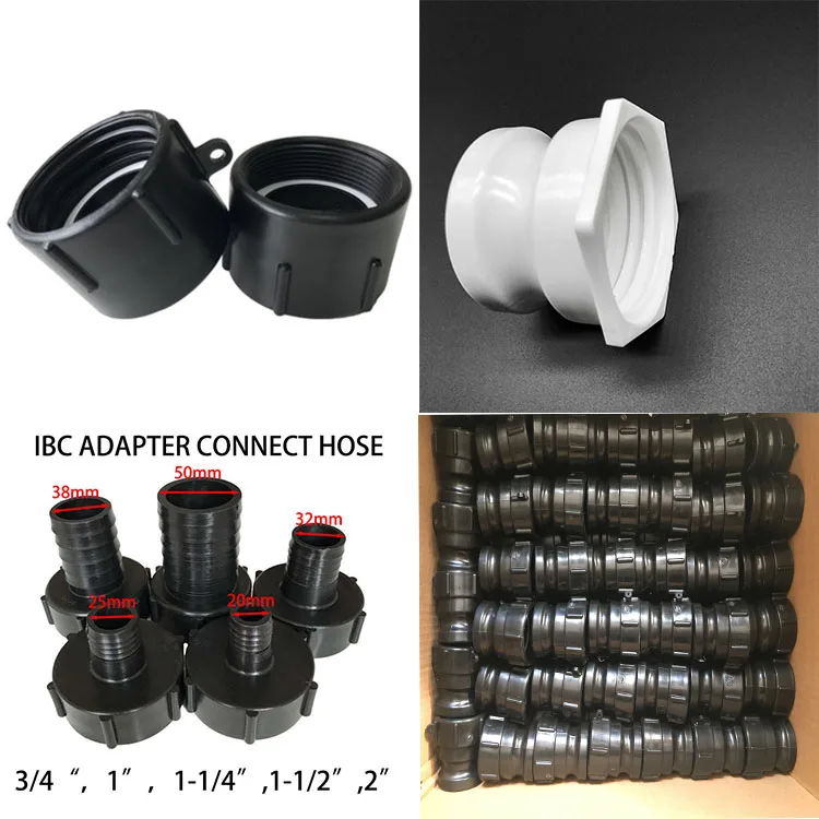 100 мм x 50 мм, 3 ''x 2'', резьба S100x8 до S60x6 IBC адаптер IBC разъем
